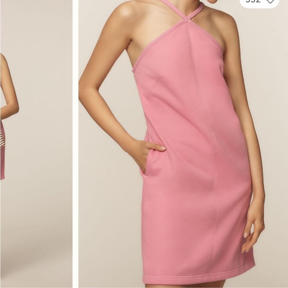 Daily practice pink halter dress size small